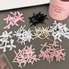 10Pcs Handmade Small Satin Ribbon Pink Bow Photocard Holder Packaging Materials Craft DIY Gift Decor Small Knot Bow Accessories