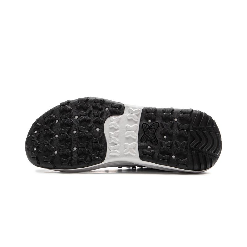 Li Ning Outdoor CF Tracing, Hongyou Niedrige Wanderschuhe Unisex Schwarz Weiß AHCV017-2