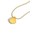 Classic Shell Pendant Necklace for Women - Hypoallergenic 18K Gold Plated Stainless Steel - Minimalist Dainty Beach Jewelry