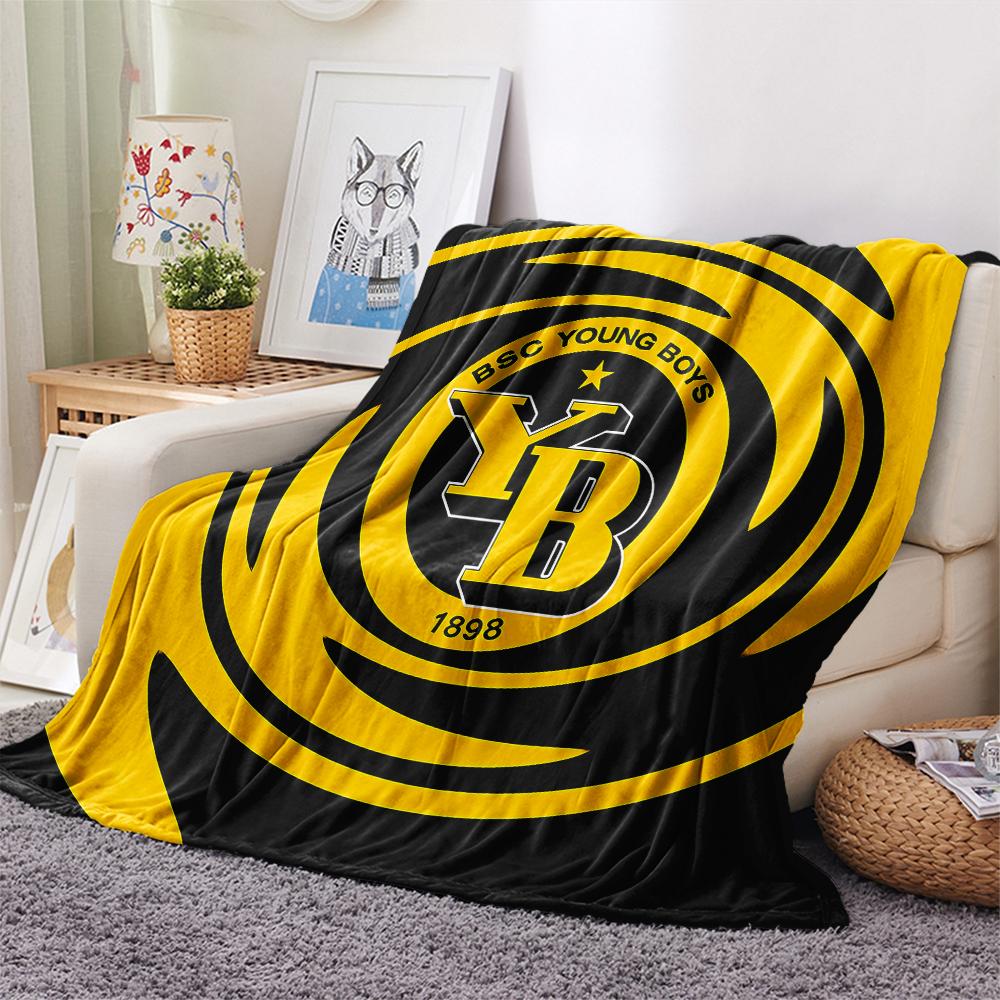 1 Manta de Franela con Estampado del BVB, Alta Calidad para Todas las Estaciones, Decoración del Hogar, Calidez y Comodidad, Perfecta para Regalos de Navidad