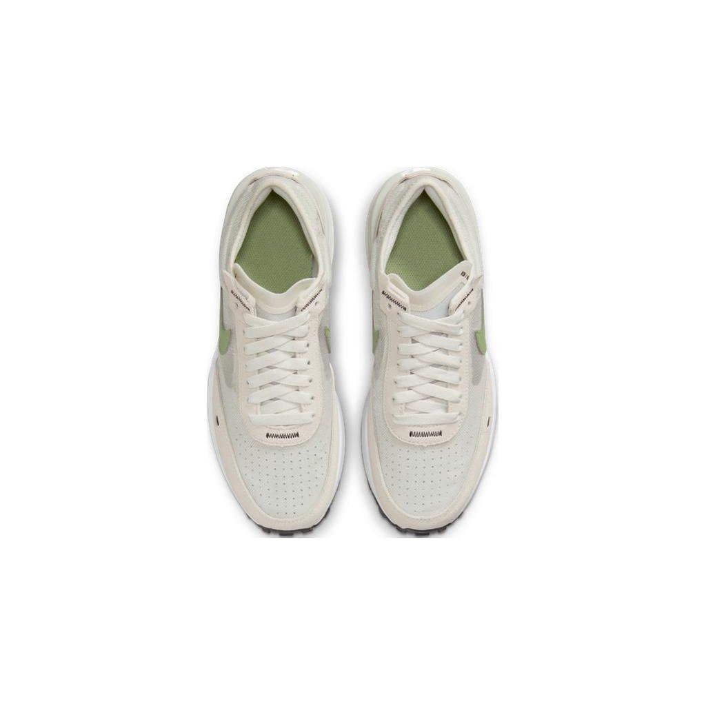Nike Waffle One GS Light Bone Oil Green Kids Sneakers Cream Phantom White DC0481-012