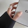 BF CLUB  Silver Color Ginkgo biloba Rings For Women Counple Wedding Engagement Silver Women's Vintage Ring Fine Jewelry
