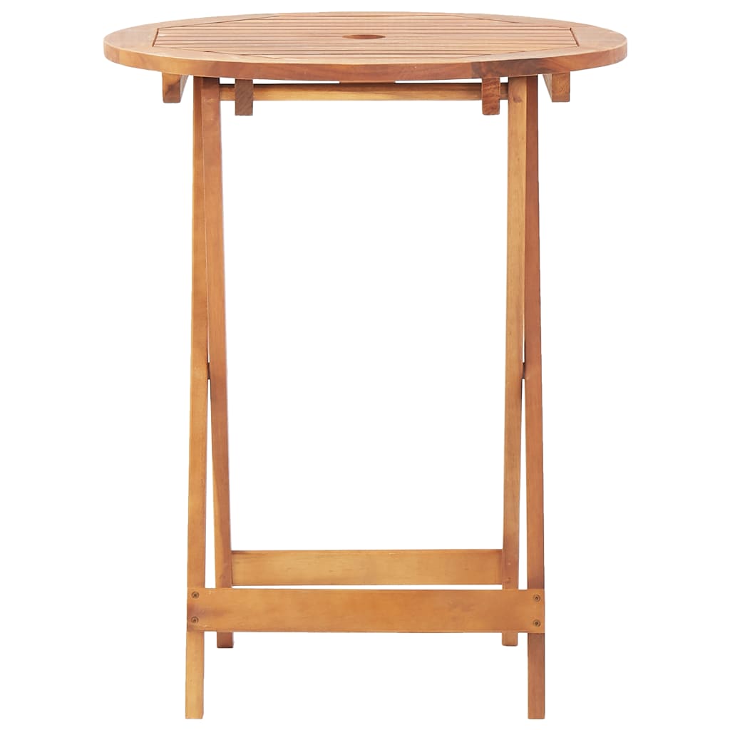 Vidaxl 3-Cz. Zestaw Mebli Bistro, Tkanina Taupe I Drewno