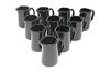 Set of 10 Black Milk Pitchers for 2 People, ACS WEB SHOP, Ceramic Creamer, Commercial-Grade Pitchers, Made In Japan, Mino Ware, Black