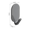 5Pcs Strong Wall Hooks Self Adhesive Key Coat Bag Hanger Hook Bathroom Kitchen Door Robe Towel Storage Rack Hook Accessories