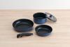 Thermos Durable Series Detachable Handle Frying Pan Set CA Stove Indigo Blue IBL 5-Piece (Gas Only) KSC-5A