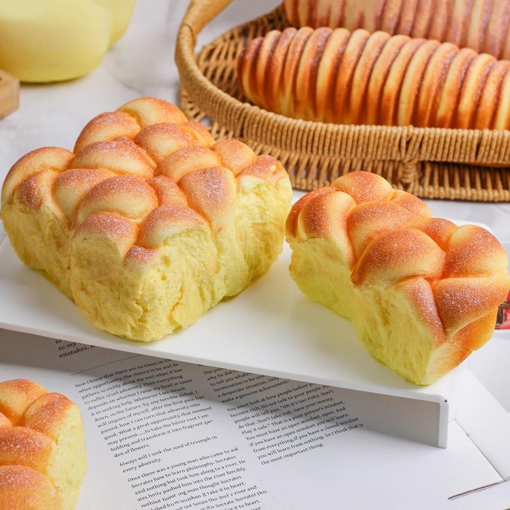 Creative Artificial Bread Stress Relief Model Toast Shape Photo Props Squeeze Slow Rebound Party Gift