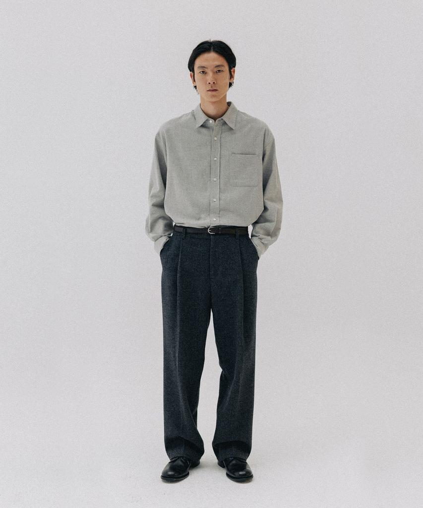 BLANKROOM Wool Trousers_Charcoal