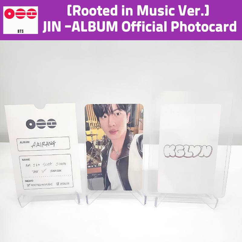BTS ARIRANG Album POB Vorteil Fotokarte Offizielles Geschäft Geschenk Auswahl JIN - ALBUM MUSIC VER