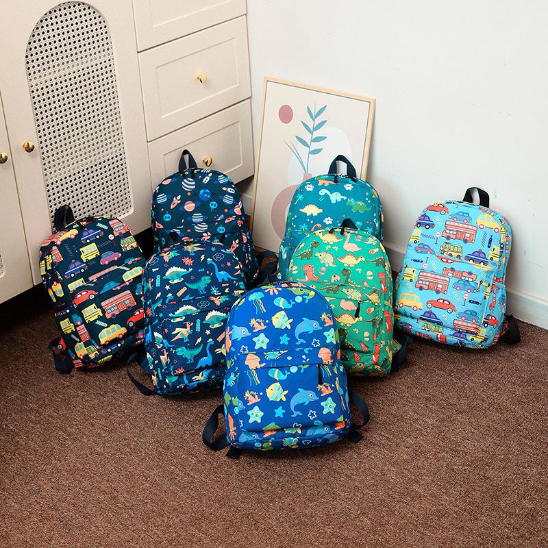 3D Printed Cartoon Kindergarten Backpack for Kids (Ages 3-8)