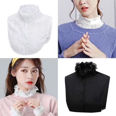 Mode Spitze Abnehmbare Kleidung Accessoires Revers Bluse Oberteil Falsches Krawattenhemd Fake Kragen