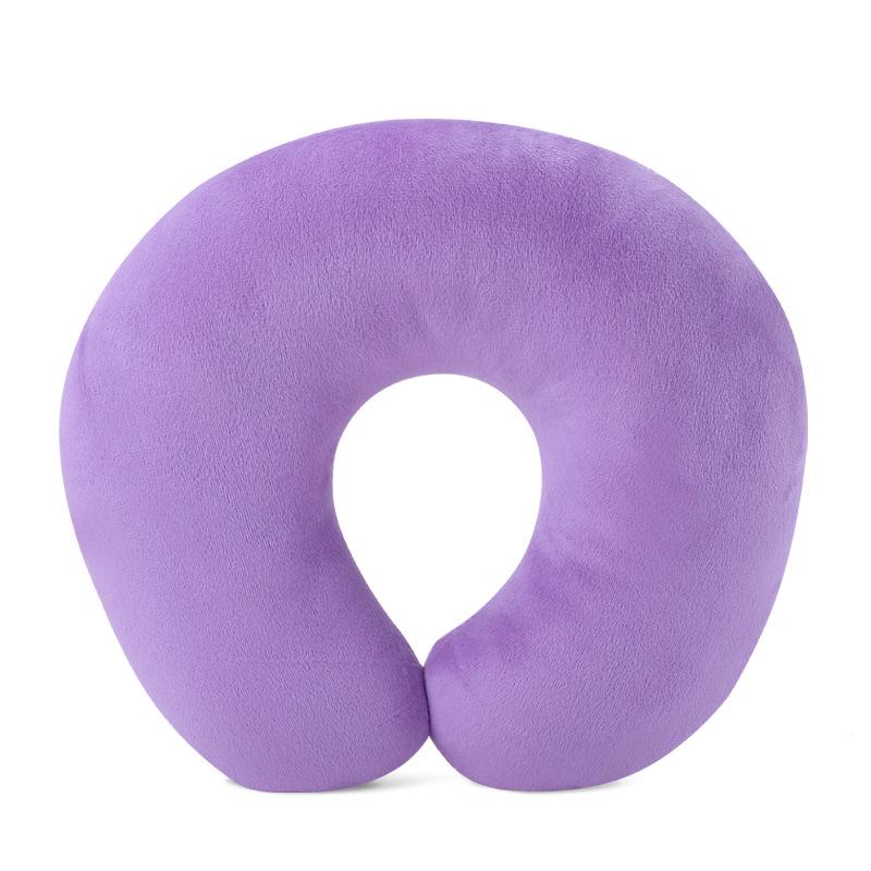 Nackenstütze U-förmiges Samt-Reisekissen