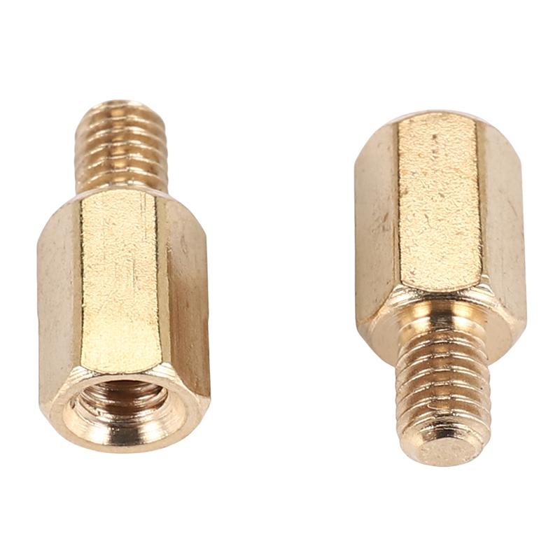 2025 Trend 50 Pcs PC PCB Motherboard Brass Standoff Hexagonal Spacer M3 7+4Mm