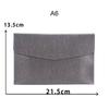 A6 A4 Leather File Folder Data Package Document Bag Card Holder Fashion Briefcase Contract Bill File Bag School Office Supplies