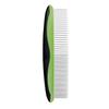Cat & Dog Grooming Comb Set: Purple Comb with Large and Small Teeth, Stainless Steel Row Comb, and Bath Brush.