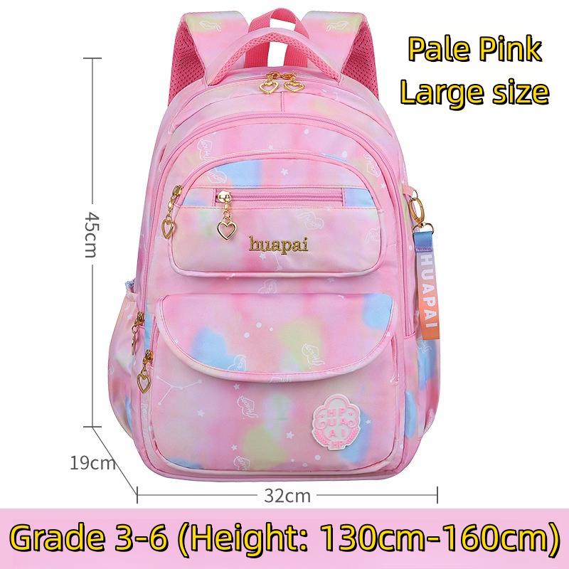 Breathable Waterproof Double Shoulder Backpack for 6-12 Years Old Primary Students