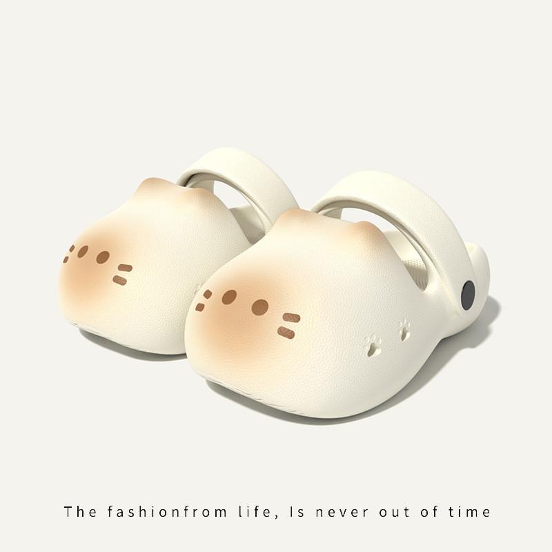 Cat Plush Sandals With Non Slip Eva Sole For Kids And Adults