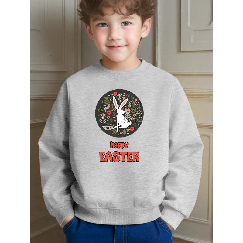 Cute Printed Crew Neck Sweatshirt for Festival Leisure Daily Wear And Casual Outfits