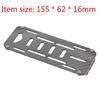 RC Car 1:10 Scale RC Crawler Cars Black Carbon Fiber Battery Mounting Plate for  Axial SCX10 CC01 F350 D90 RC4WD Model Toy Part