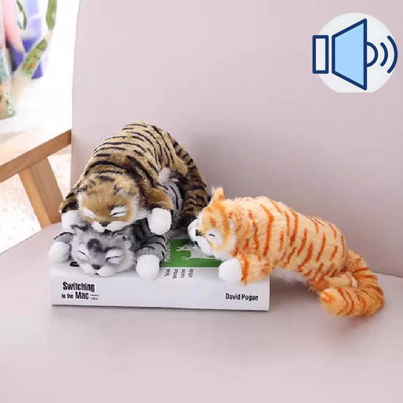 Rolling Cat Plush Toy With Music And Sound For Kids Playroom Entertainment