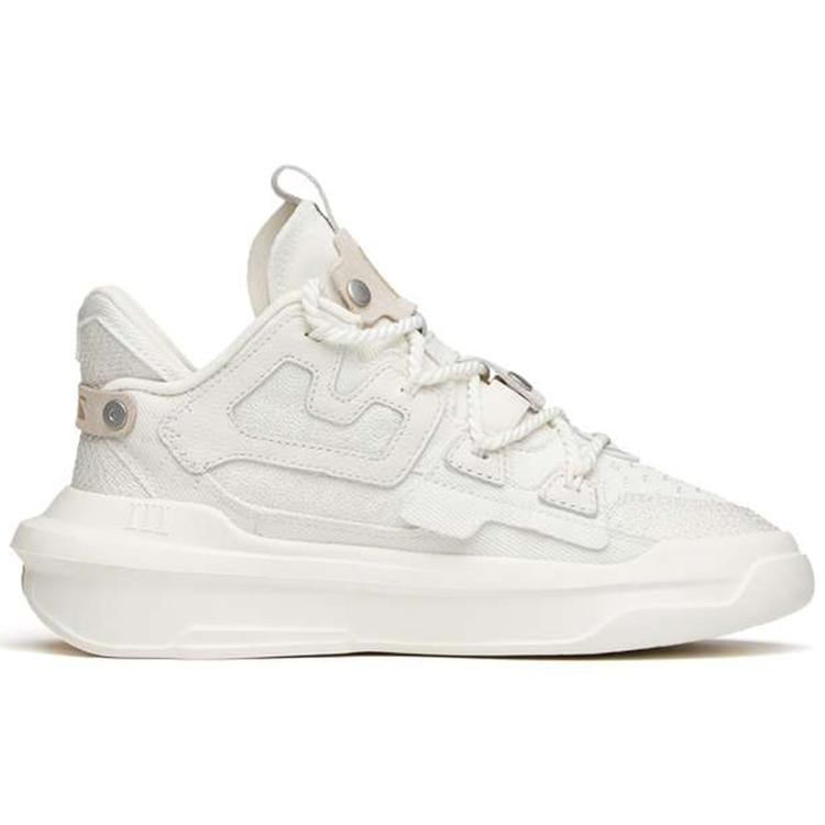 Anta Textile, Synthetic Leather Comfortable Slip Resistant Cushioning Abrasion Resistant Lightweight Mid Top 122138082S-1