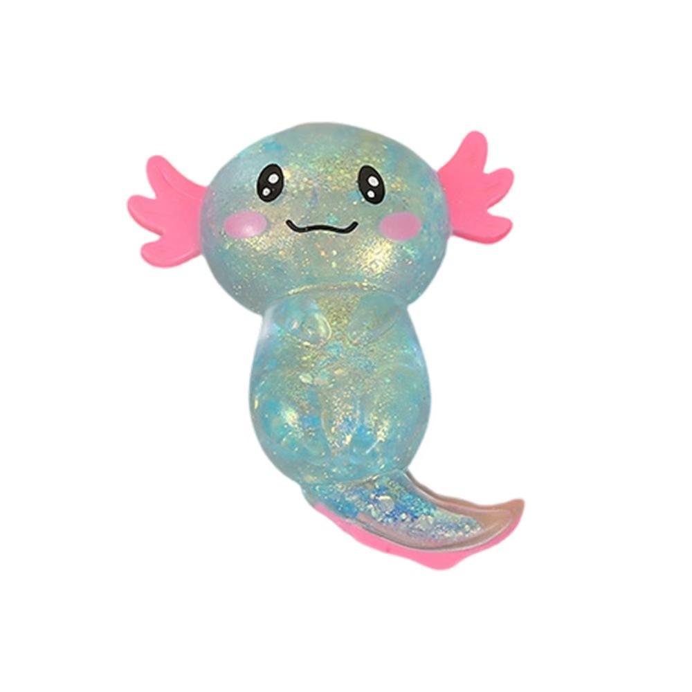 Stress Relief Toy Game Colorful Salamander Maltose Squishy Toy Axolotl Squeeze Fidget Toy For Friend Christmas Gift