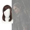 The Last Of Us Ellie Brown Cosplay Wig With Breathable Natural Feel For Scene Dressing