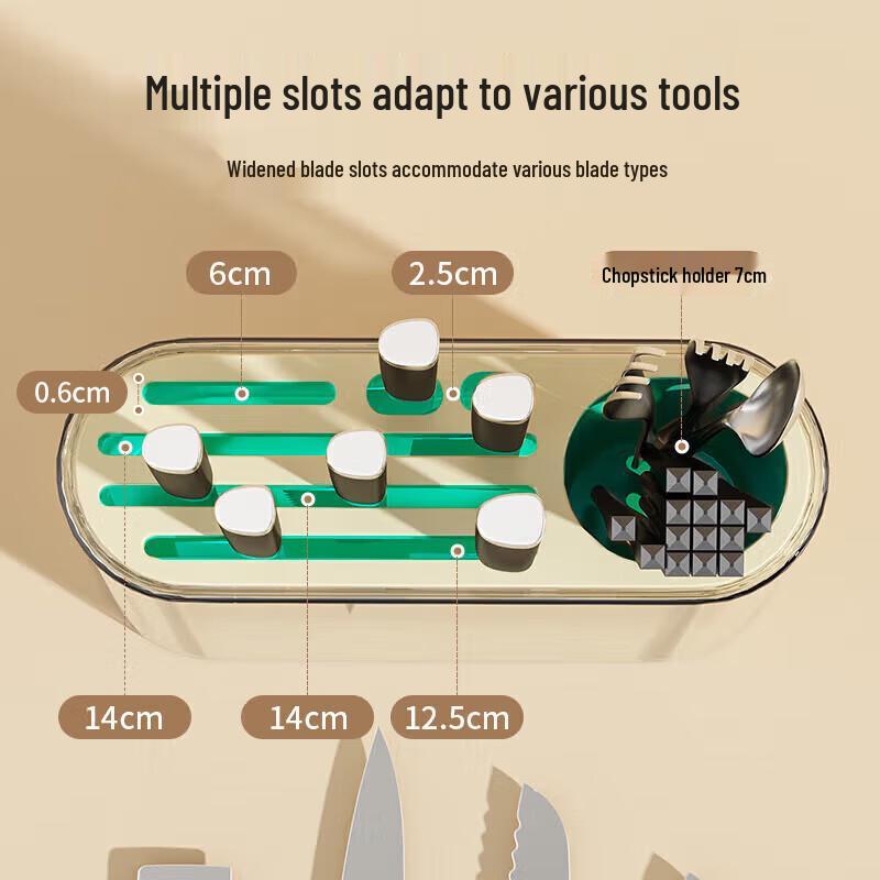 maxcook Kitchen Knife & Utensil Storage Drain Rack