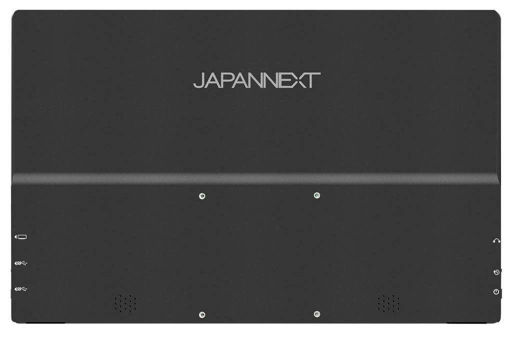 JAPANNEXT 14 inch mobile monitor IPS panel 4K UHD 3840x2160 resolution with smart case (Type C/PC compatible/built-in speaker/sRGB100%/non-glossy)