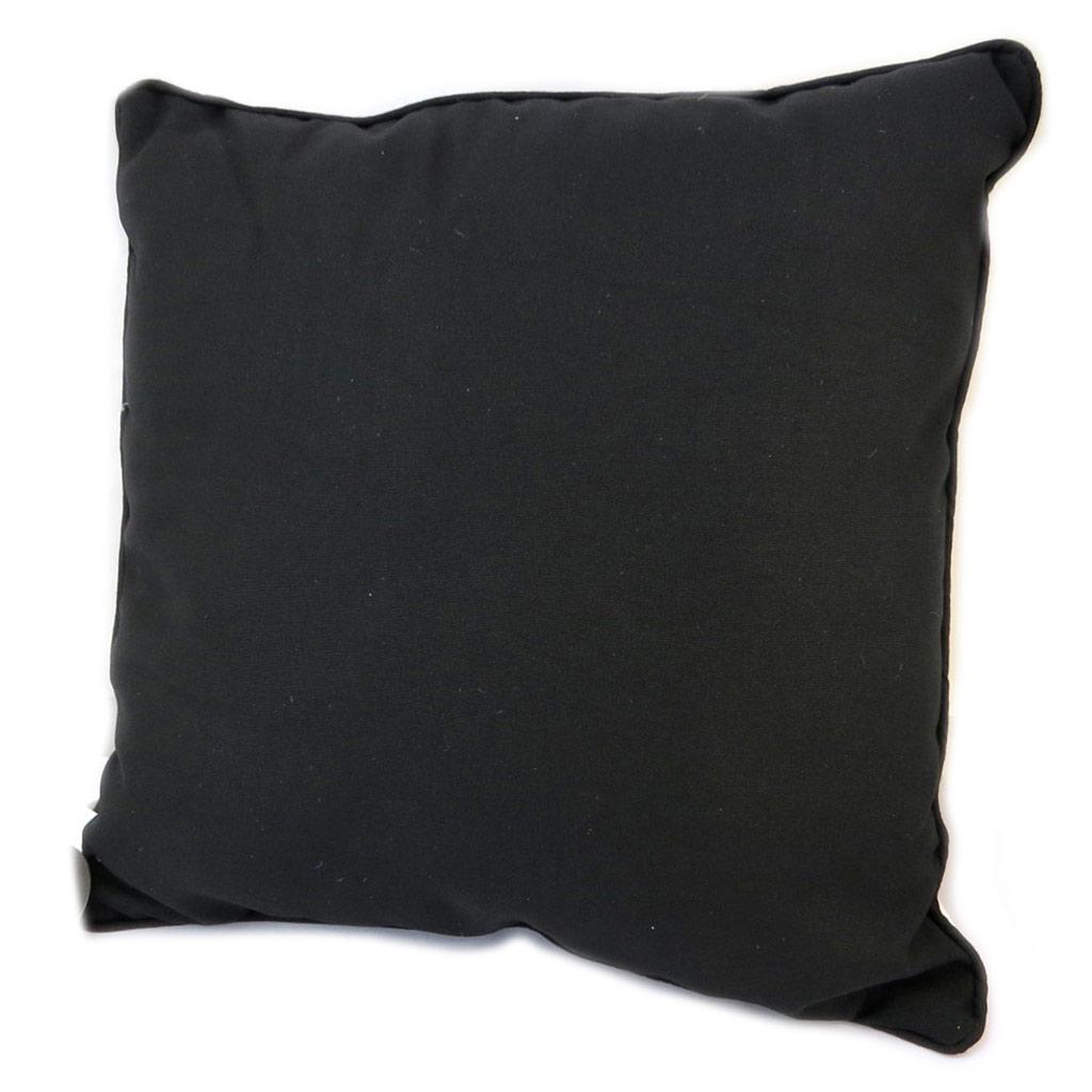 Les Trésors De Lily [P2967] - Designer Cushion 'Messages' White Black Gold (Have Stars In Your Eyes) - 30 Cm