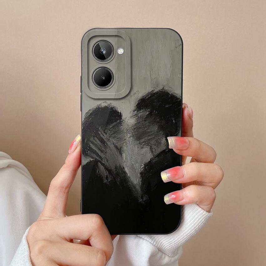 Pentru Oppo Realme 10 12 12X 11 11X C12 C15 C21 C21Y C31 Husă Telefon Model Flori Grațioase la Modă de Înaltă Calitate Carcasă Antiderapantă Pentru Oppo Husă Silicon