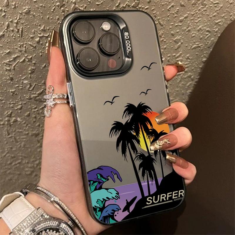Fashion Car Snow Mountain Phone Case For Samsung Galaxy S24 S23 S22 S21 Ultra Plus S20 FE A13 A23 A15 A35 A55 A23 A52 Hard Cover