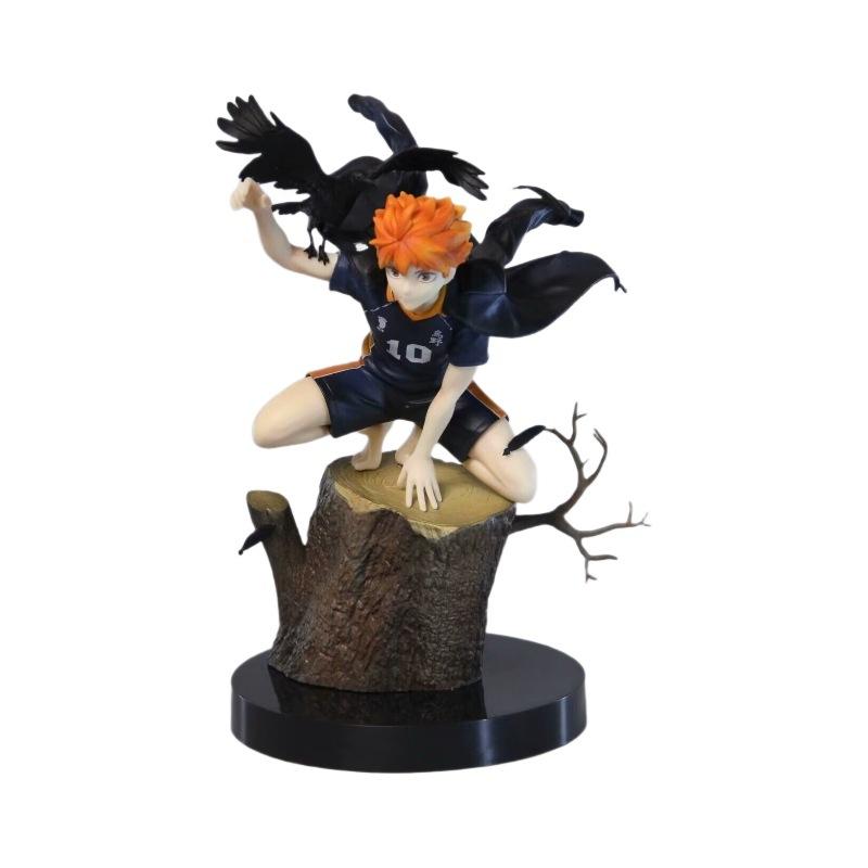 22 см Хайкюу Хината Сёё Волейбол Маленькое Солнце Аниме Фигурка Модель Статуэтка Коллекция для Мальчиков Настольное Украшение Орнамент Игрушки Подарки 22cm