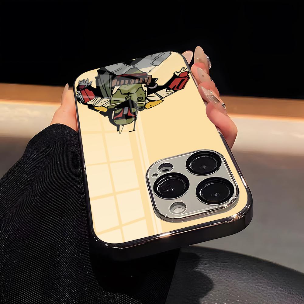 Cool A- Anakin S-Skywalker Phone Case Luxury Glass Phone Case For IPhone 17 16 15 14 13 12 11 Pro Max Plating Frame Cover