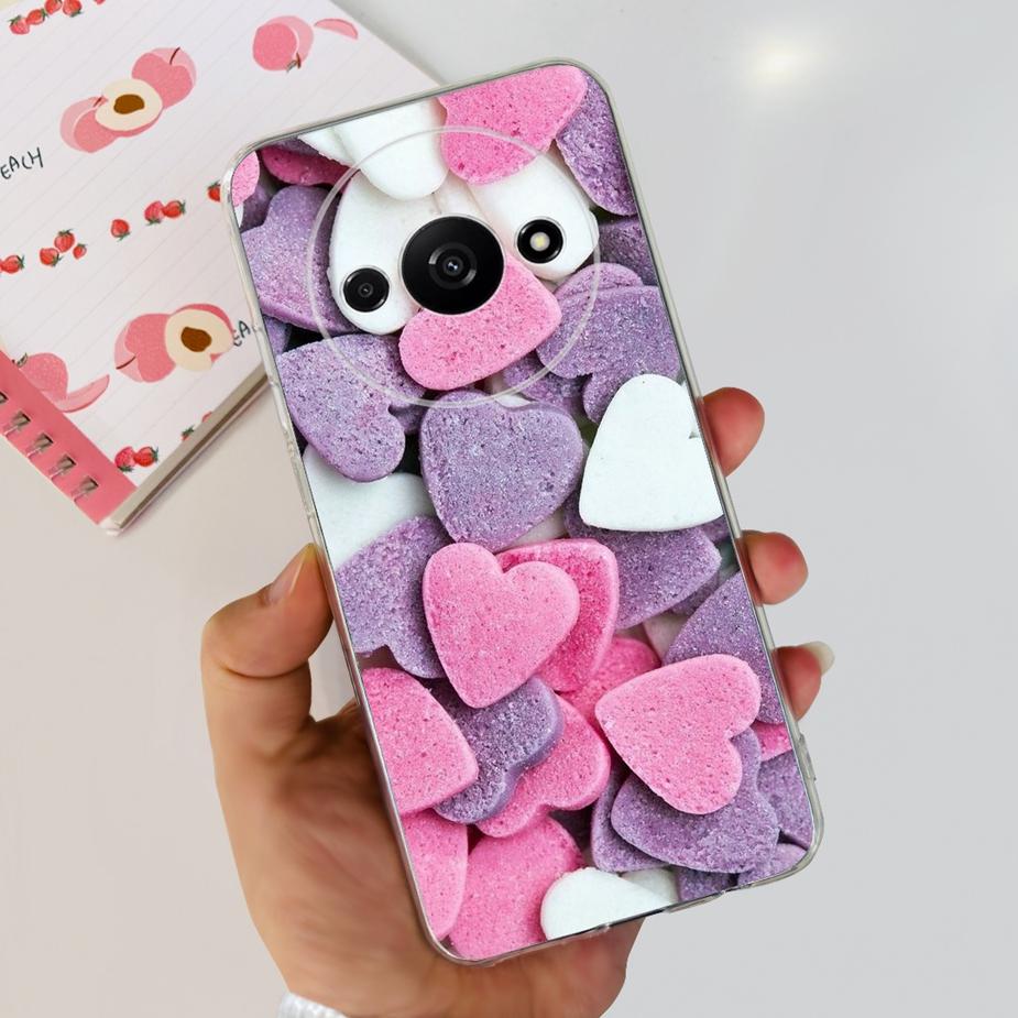 For Xiaomi Poco C61 Case Stylish Painted Cover Soft Silicone Phone Protective Shell For Xiaomi Poco C61 C 61 PocoC61 Phone Cases