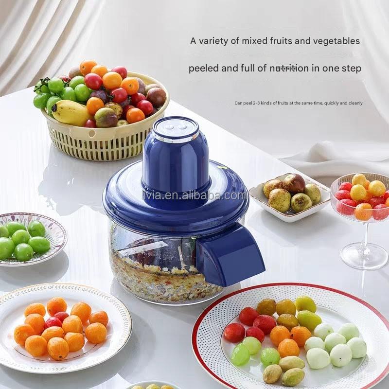 NEW Kitchen Appliance Automatic Fruit & Vegetable Tools Multifunction Garlic Grape Peeling Machine for Home Fruit Kitchen Peeler