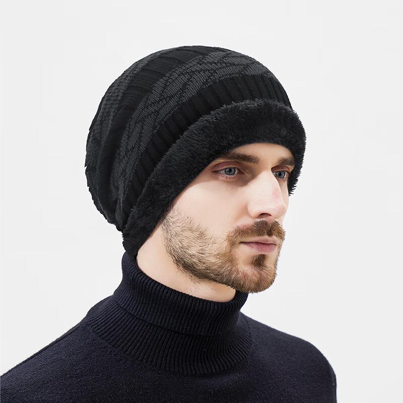 Zhen Yue Qi Extended Fleece-Lined Thermal Knitted Hat with Ear Protection