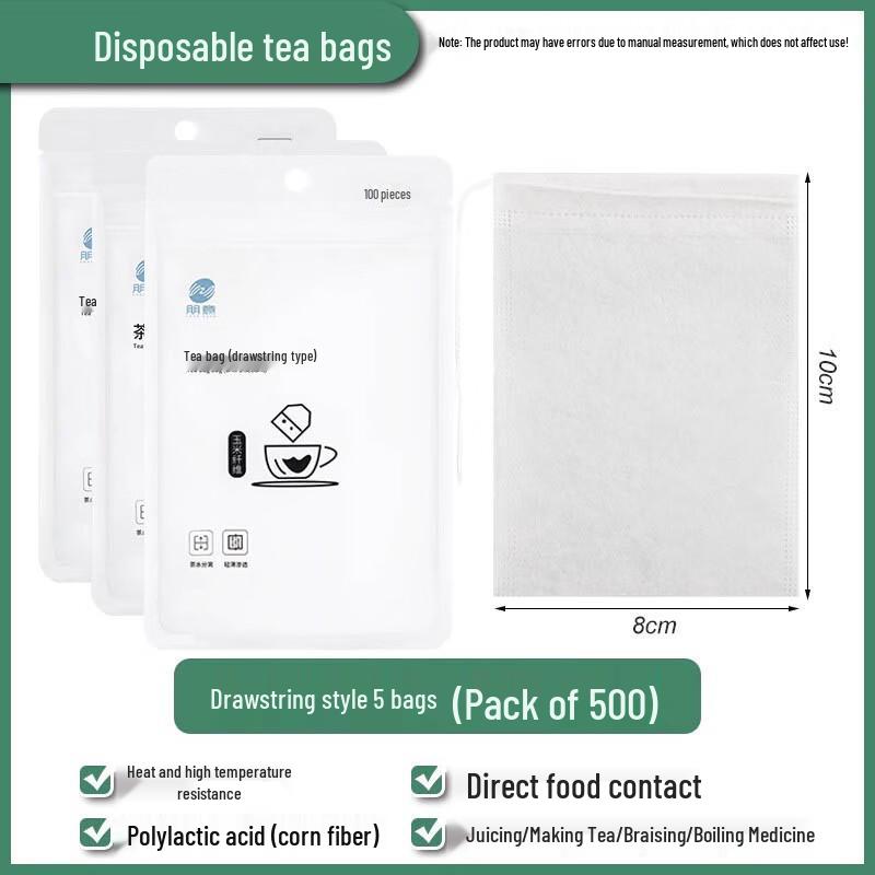 AVADEN Одноразовые чайные фильтр-пакеты с затягивающимся шнурком