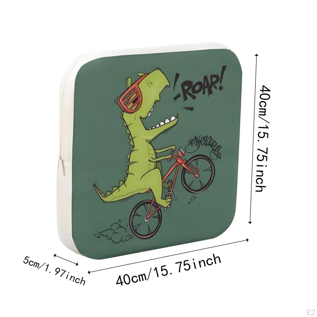 Booster Cushion for Kitchen Chairs, Designed Boys and Girls with Straps