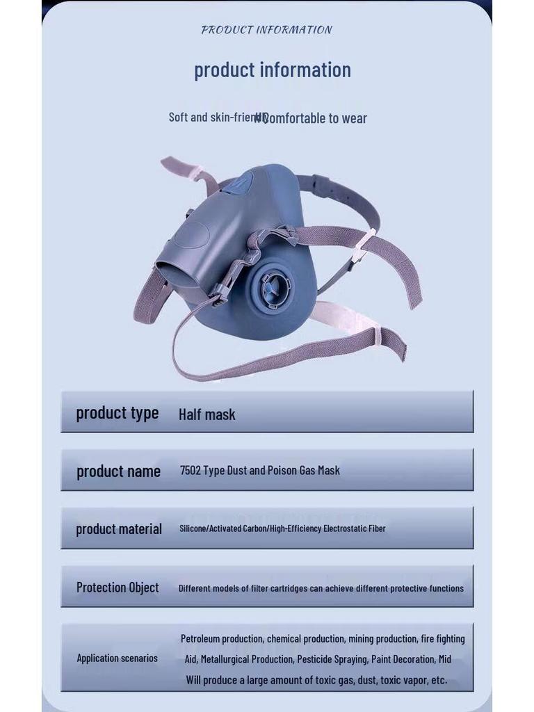 Protector Shield Half Respirator Mask Set