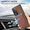 Magnetic Leather Card Case for OPPO Reno 12 Pro 5G Luxury Cover Phone Reno 12 FS Case Reno12 F 12FS 12F 4G Shockproof Cover Etui