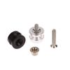 4Pcs Universal Motorcycle Rear Luggage Case Helmet Trunk Suitcase Bracket Base Plate Bushing Pad Buckle Spacers Screws Nuts