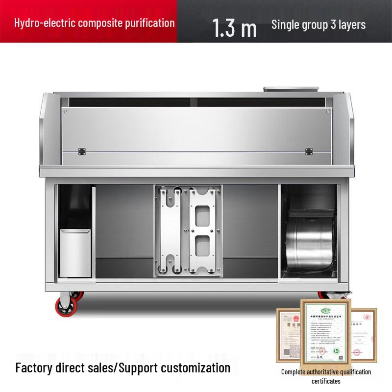ZISIZ Commercial Smokeless BBQ Grill with Purifier