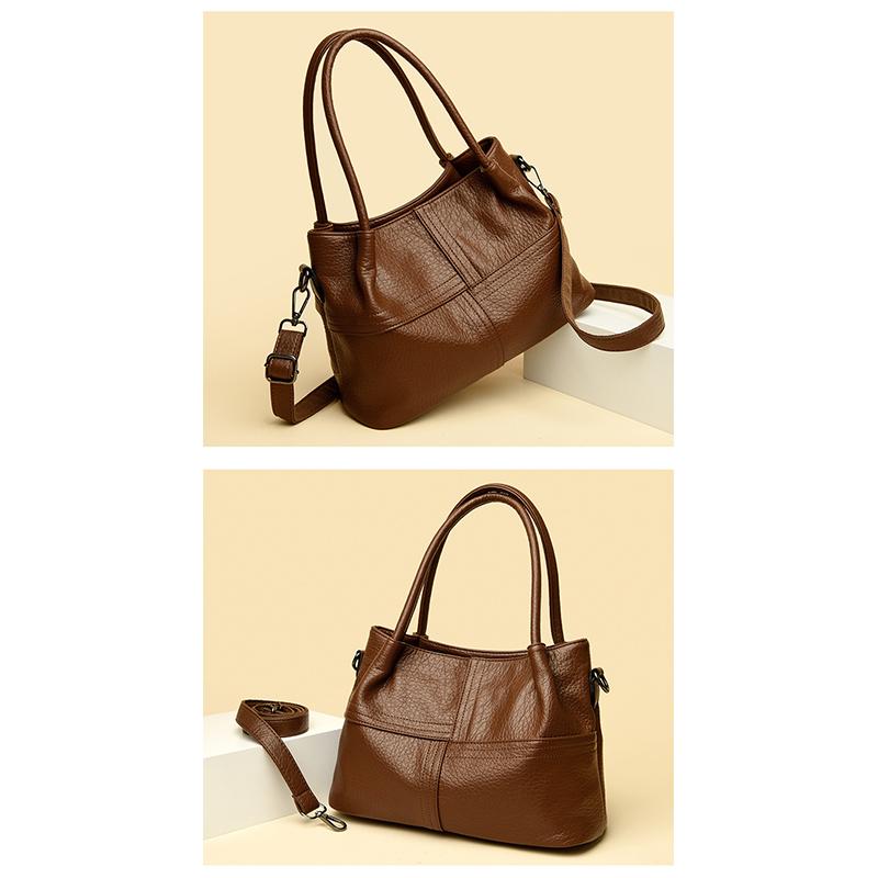 Women's High-end Messenger Bag Casual Simple Large-capacity Shoulder Bag Fashion Temperament Handbag