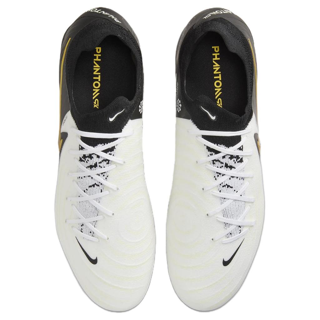 Nike Phantom GX 2 Pro FG Mad Ready Pack Unisex Sneakers White Metallic-Gold-Coin Black FJ2563-100