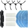 for 360 S8 S8Plus Vacuum Cleaner Part,11Pcs Main Brush Side Brush Filter Mop Cloth for 360 S8 S8 Plus Robot Vacuum Cleaner (11)