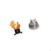 Modern Carp Resin Sculpture And Acrylic Snow House Statue Ornament for Desk Bedroom Office Home