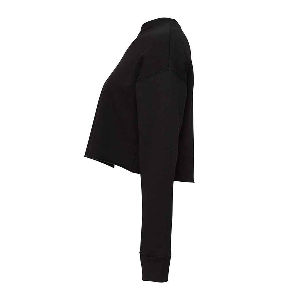 Bella + Canvas Kurz geschnittenes Crew-Fleece-Top für Damen/Damen