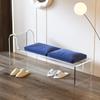 Acrylic Furniture Bench Stool Nordic Home Doorstep Transparent Shoe Changing Stools Bedroom Cloakroom Minimalist Makeup Chair