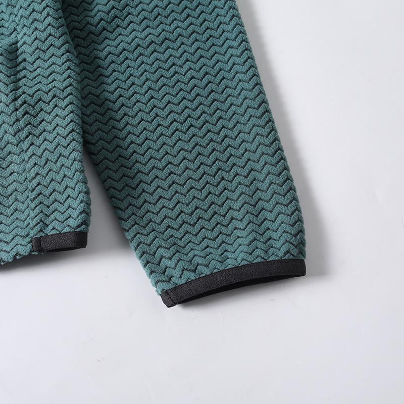 Unisex Mountain Fleece Jacket: Velvet-Lined Hoodie, Long Sleeve, Stand Collar, Autumn/Winter Base Layer